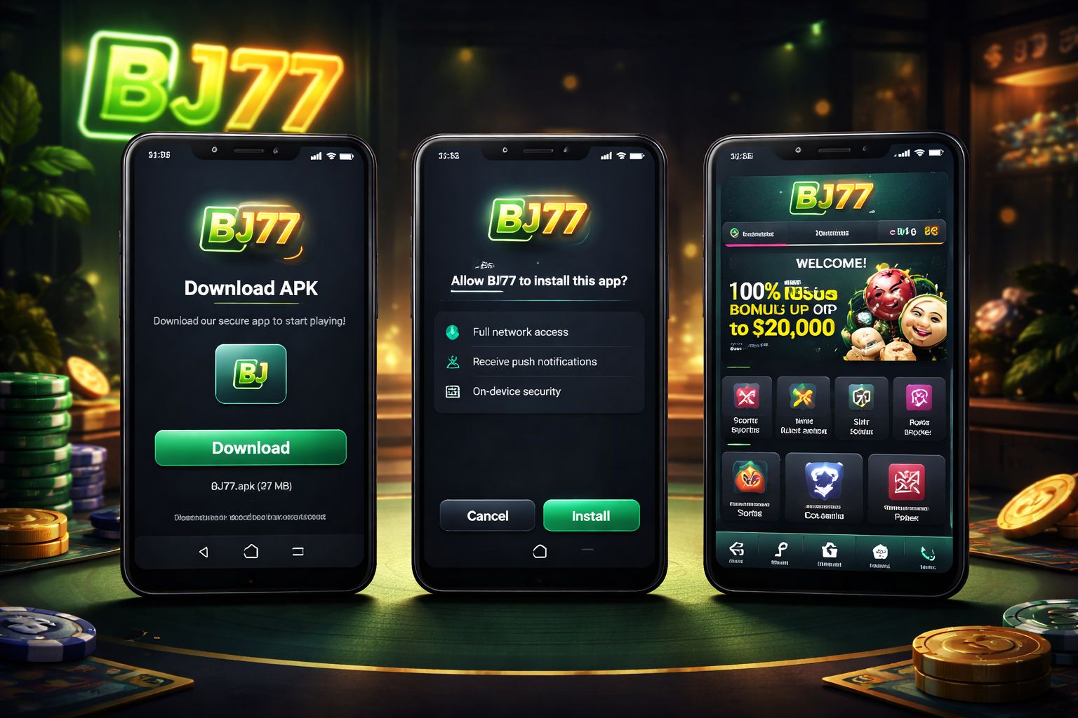 BJ77 App | Faster Mobile Play, APK Setup & Bonus Access